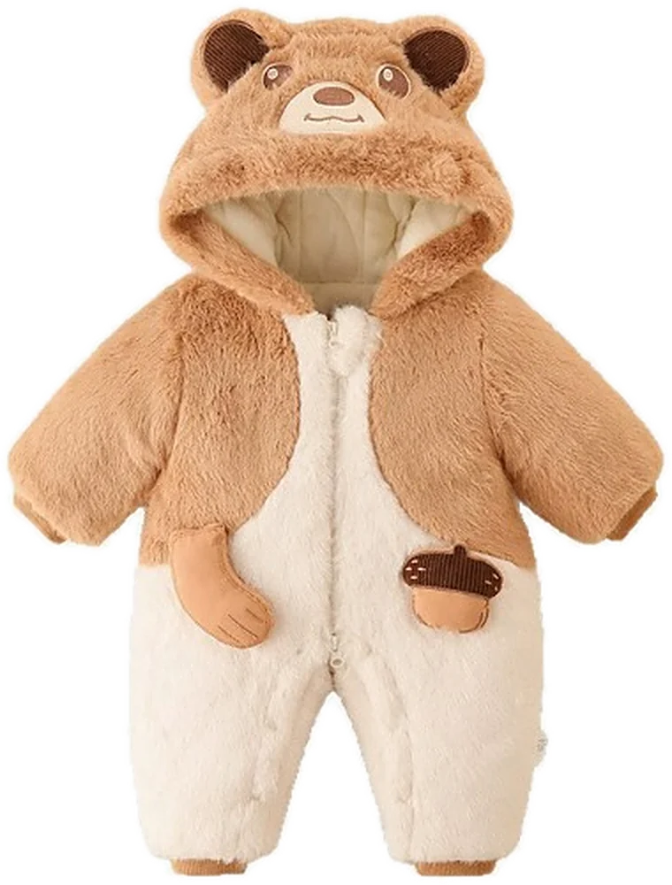 LIVA Acorn Squirrel plush baby onesie